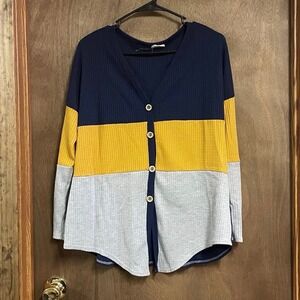 Bibi Long Sleeve Knit Sweater Medium